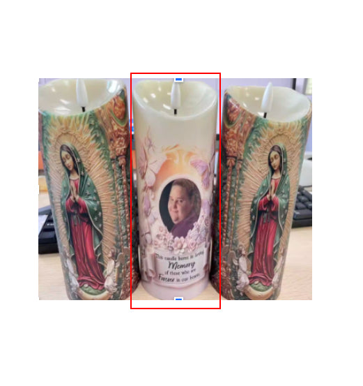 Plastic Candle-Light Keepsake With A Romantic Valentines Day Vibe