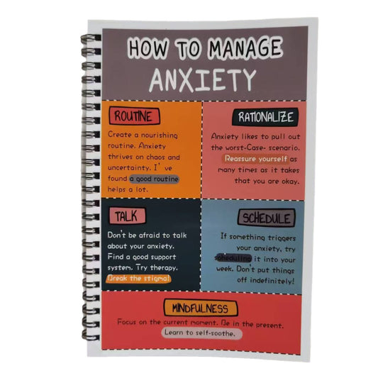 Mood Notebook Management Anxiety Diary