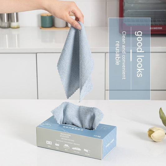 Home Fashion Removable Kitchen Dishcloth