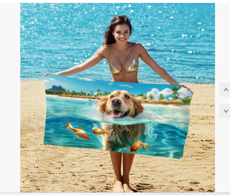 Microfiber Square Beach Towel Towel Material Square Towel Tie-Dye Series