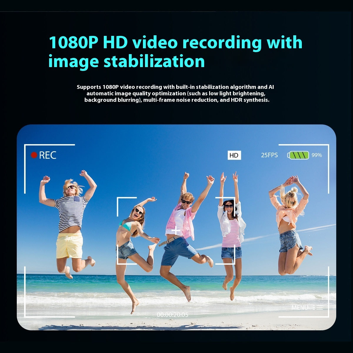 Ai Smart Glasses 800w Double Lens