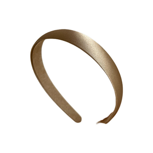 Senior Satin Hair Band Retro French Crushed Hair Non-slip