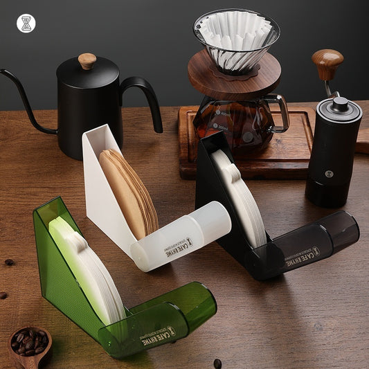 Dust Filter Paper Holder Hand Made Coffee Filter Paper Boxes