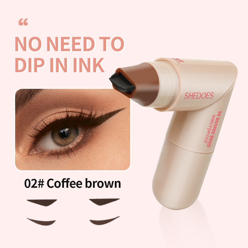 Love Eyeliner Seal Waterproof And Durable Eyeliner Stamp Pen Natural Makeup Application A Beginner's Assistant Two Steps To Create Eyeliner
