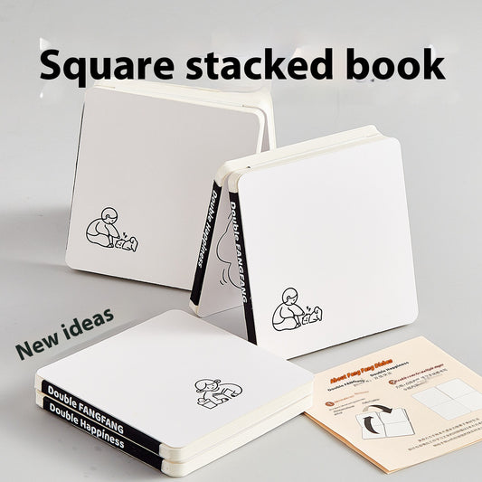Simple Journal Book Style Stacked Book