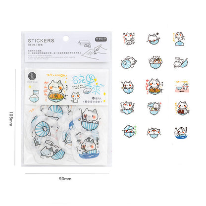 Cute diary decoration hand account small sticker