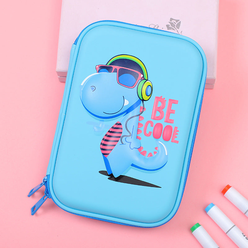 Hard shell waterproof multifunctional stationery box