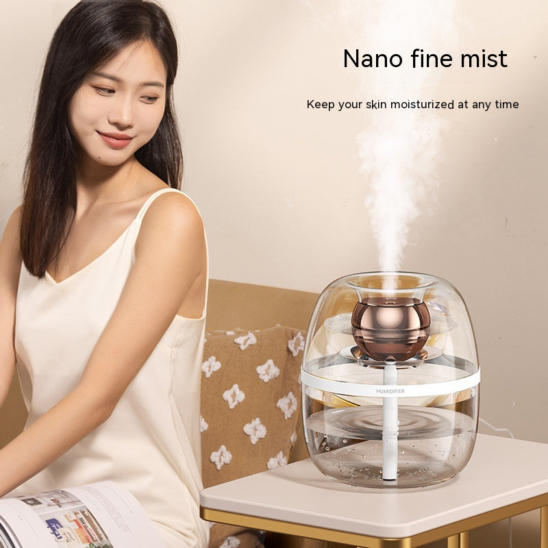 Usb Large Capacity Home Silent Bedroom Office Small Night Lamp Double Spray Humidification