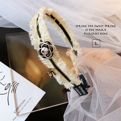 Card Headwear Student Women's Wide Hair Band