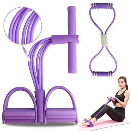 Purple---Foot Press Resistance Band