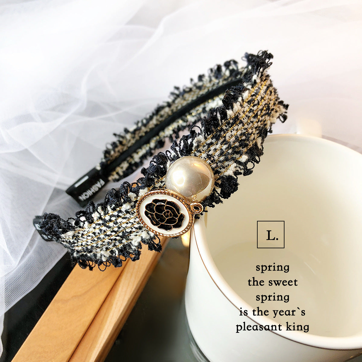 Card Headwear Student Women's Wide Hair Band