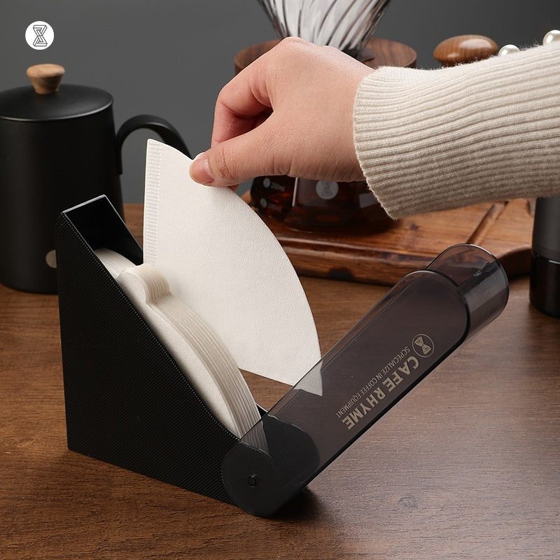 Dust Filter Paper Holder Hand Made Coffee Filter Paper Boxes