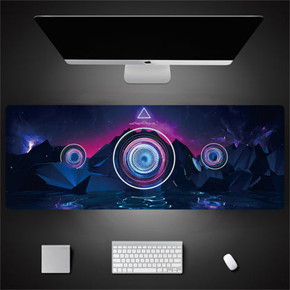 Industrial Style Tech Oversized Seam Keyboard Mouse Desk Pad