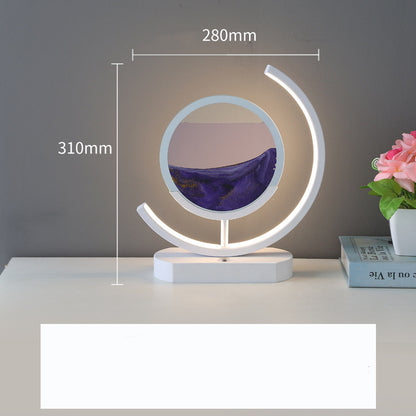 Decompression 3D Quicksand Table Lamp Creative Office