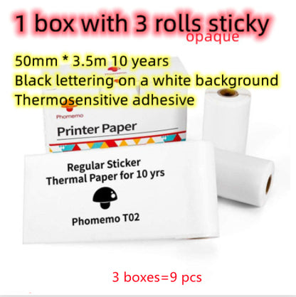 Portable Mini Thermal Label Printer Home Photo Printer Student Wrong Question Printer Bluetooth-compatible Mini Label Printer Price Tag
