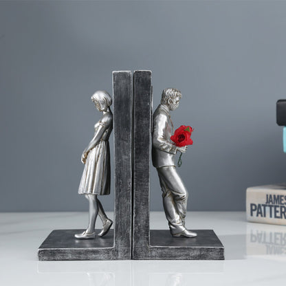Modern Creative Bookends Books Stand By Ornaments