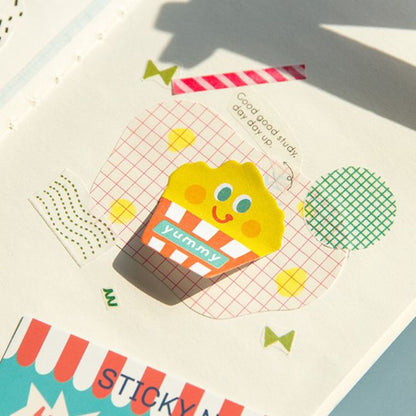 Halloween Spooky Pumpkin Pattern Post-it Notes