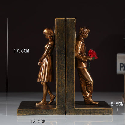Modern Creative Bookends Books Stand By Ornaments