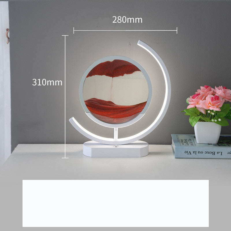 Decompression 3D Quicksand Table Lamp Creative Office