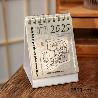 Coffee Coffee Mini Small Desk Calendar Per Day