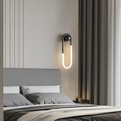 Bedroom Background Wall Stair Art Lamps