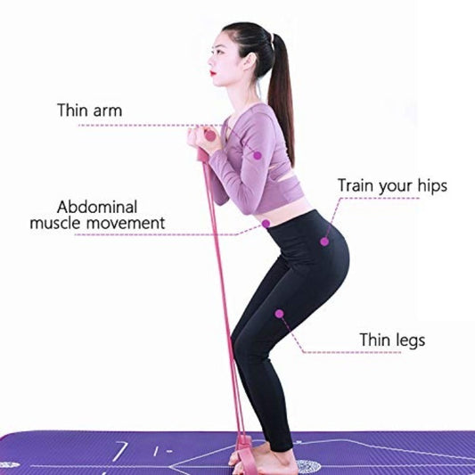 Purple---Foot Press Resistance Band