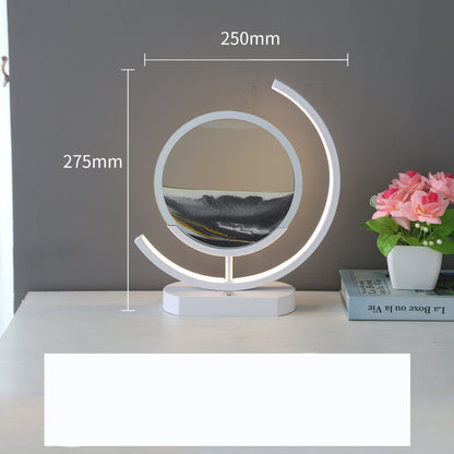 Decompression 3D Quicksand Table Lamp Creative Office