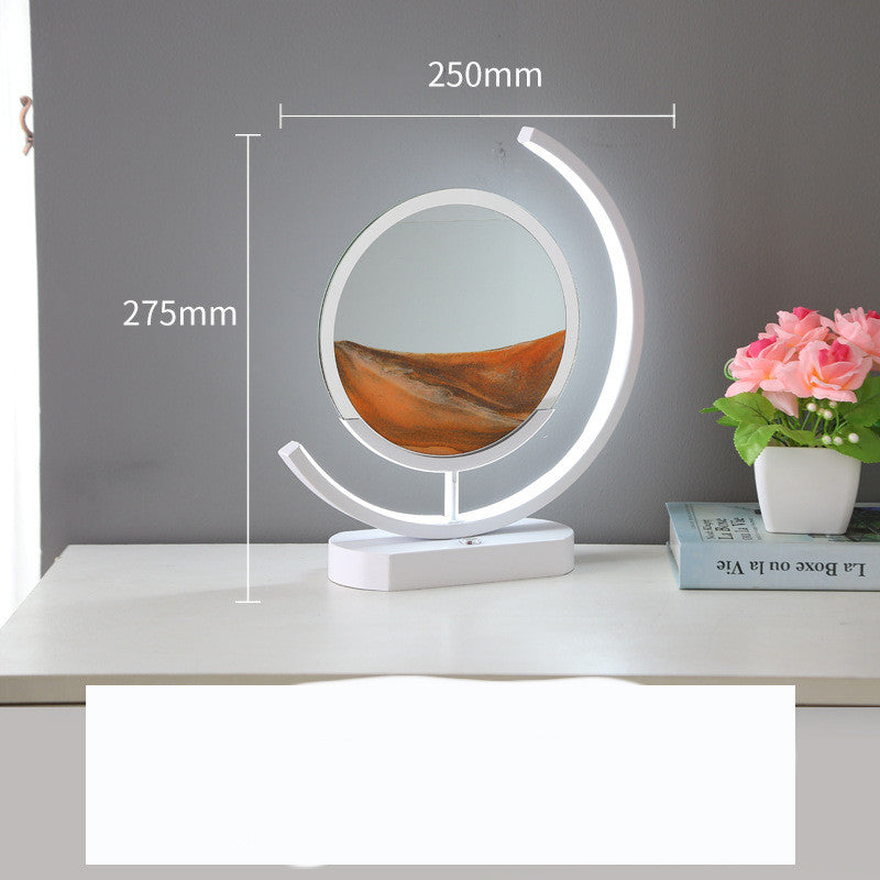 Decompression 3D Quicksand Table Lamp Creative Office