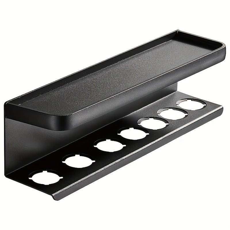 Wall Mounted Adhesive Curling Iron Hair Straightener Dryer Holder Storage Rack--Insert The Product